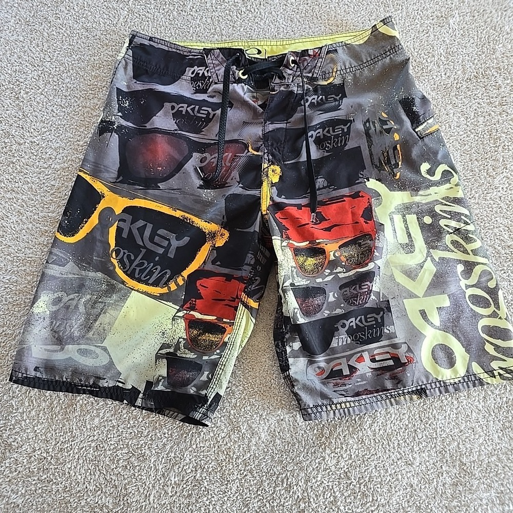 Oakley Men's Size 32 Splash Retro‎ Sunglasses Board Shorts Swim Trunks Y2K 90s